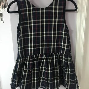 Zara - Plaid DropWaist Top